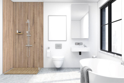 Panneau mural Vipanel aspect bois érable surface perlée 1500 x 2550 mm épaisseur 3 mm ROTH