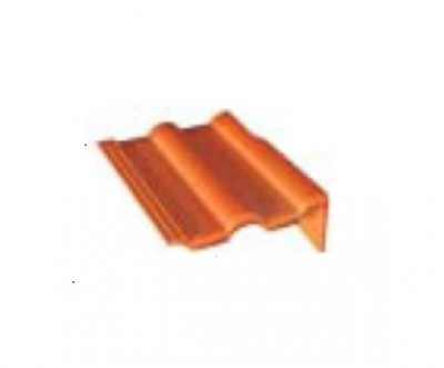 Tuile de rive Universelle droite double Romane paprika 2 MONIER