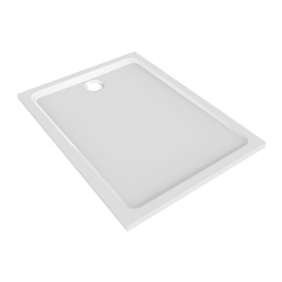 Receveur de douche rectangulaire Melua à poser blanc brillant 120 x 90 x 3,6 cm GEBERIT