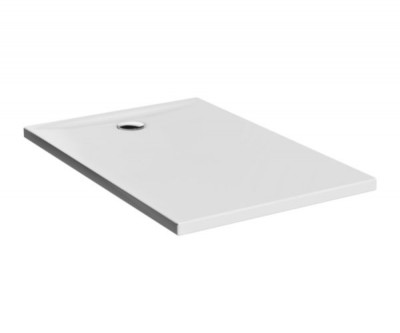 Receveur céramique Design 2 blanc antidérapant 120 x 80 cm