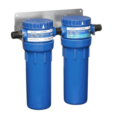 Flitre double anti-impuretés anti-tartre et anti-corrosion Pilodiphos prêt-à-poser BWT 