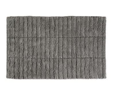 Tapis de bains gris 50 x 80 F & H A/S