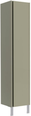 Colonne Plenitude 1 porte panier à linge poignée titane grège 40 cm
