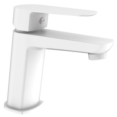 Mitigeur lavabo Concerto'D C3 blanc vidage laiton