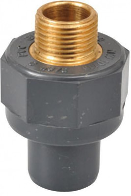 Embout avec filetage laiton femelle-mâle diamètre 40/50 x 11/4 GIRPI