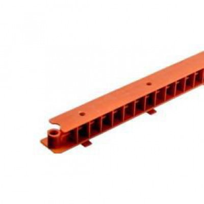 Latte de ventilation sans peigne anthracite longueur 1 m BWK