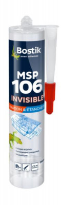 Mastic MSP 106 Invisible cartouche de 290 ml BOSTIK