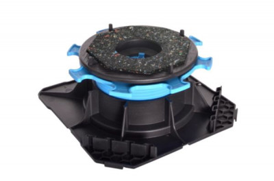 Plot réglable Cleman noir/bleu hauteur 80-130 mm JOUPLAST