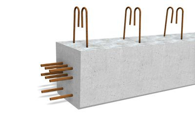 Poutre béton précontrait Rector PSR 20 x 20 5 2,7 m