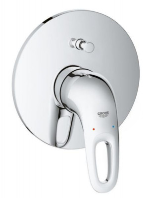 Façade pour mitigeur monocommande 2 sorties Eurostyle chromé GROHE