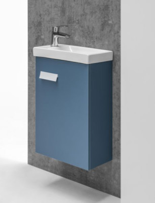 Meuble lave-mains Concerto gris 1 porte 