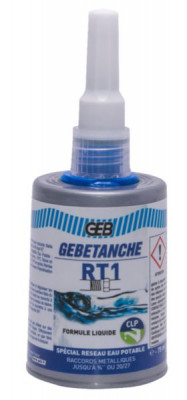 Pâte pour étanchéité Gebetanche RT1 flacon 75 ml GEB
