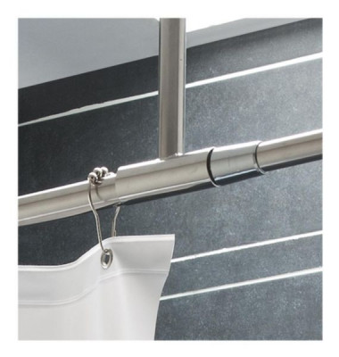 Tendeur inox pour rideau de douche PRESTO
