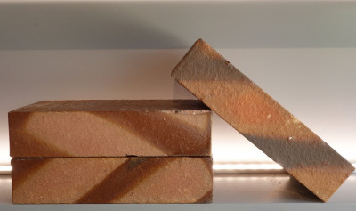 Briques Chinon flammées 220 x 50 x 105 mm - Terre Cuite
