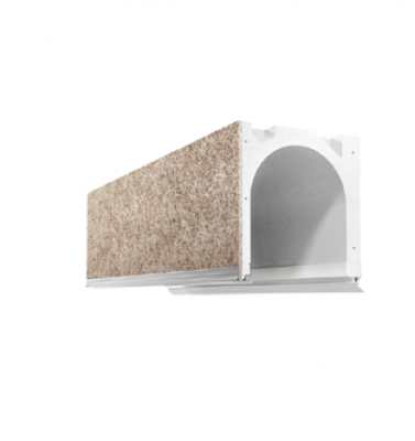 Coffre demi-linteau Coffralux sans sous-face baie 800 PROFALUX