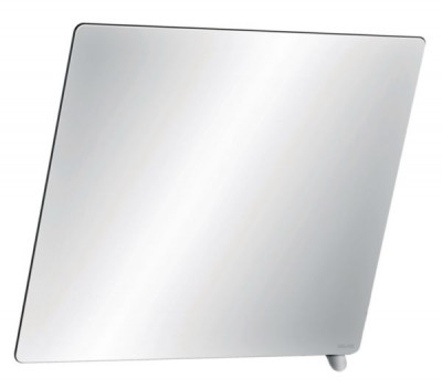 Miroir inclinable avec poignée poli satiné 600 x 500 mm DELABIE