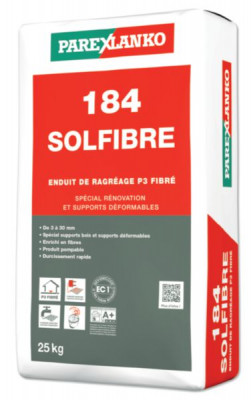 Enduit de ragréage Solfibre 184 25 Kg PAREXLANKO