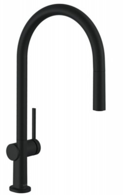 Mitigeur de cuisine Talis M54 210 1 jet avec douchette extractible noir mat 80 x 310 x 555 mm HANSGROHE