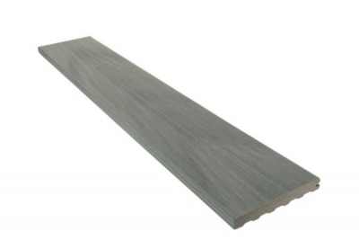 Planche de finition Atmosphère gris U 23 x 180 x 4000 mm SILVADEC