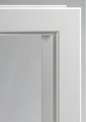 Chambranle prépeint bord arrondi mur de 70/75 RE2 73 L THEUMA