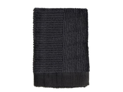 Serviette de toilette Classic noir 70 x 50 cm F & H A/S
