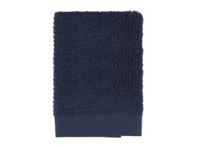 Serviette de toilette Classic bleu foncé 70 x 50 cm F & H A/S