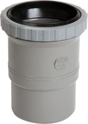 Manchon simple de dilatation mâle-femelle PVC gris diamètre 110 mm NICOLL