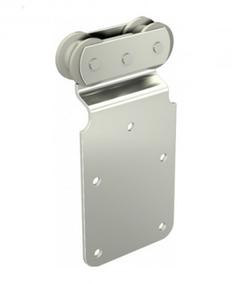 Monture de fixation sur plat avec 2 galets delrin MANTION 