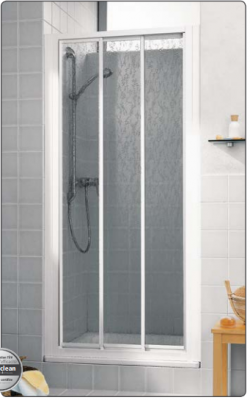 PAROI FIXE CA STD 08019 2RK BLANC V.ACRYL