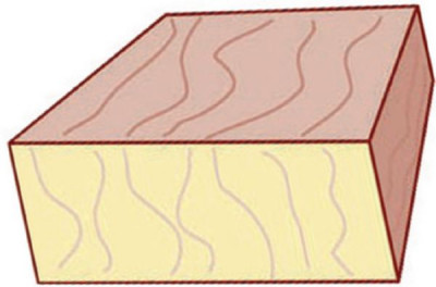 Tasseau raboté pin de landes sans nœud 9 x 9 x 2000 mm GASCOGNE BOIS