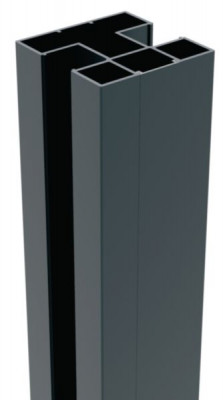 Poteau aluminium Boston 75 x 75 x 2340 mm FIBERDECK