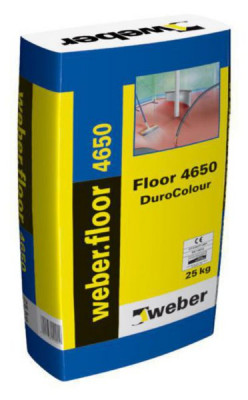 Mortier industriel Weber Floor 4650 G05 sac de 25 Kg WEBER
