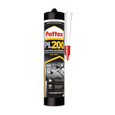 Colle mastic de fixation PL 200 cartouche de 480 g PATTEX