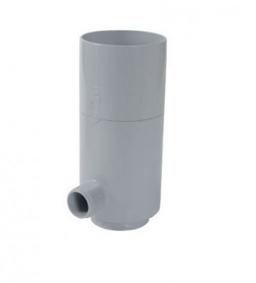 Récupérateur d'eau de pluie PVC gris diamètre 100 mm NICOLL
