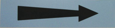 Etiquette flèche bleu 200 x 50 cm 5 SELF CLIMAT