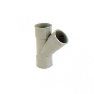 Embranchement à joint de dilatation mâle-femelle 45° diamètre 110/100 mm NICOLL