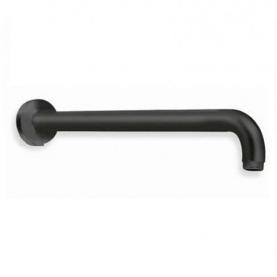 Bras de douche rond noir 35 cm ONDYNA
