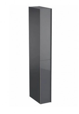 Colonne haute Acanto 2 tiroirs laqué mat gris velouté 22 x 173 x 47,6 cm GEBERIT