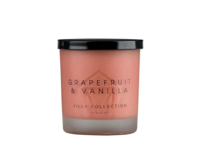 Bougie parfumée Pamplemousse vanille rouge en verre  9 x  11 cm F & H A/S