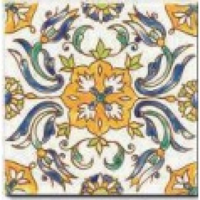 Carrelage décor mural Doremail constantine FD ivoire 20 x 20 cm DIFFUSION CERAMIQUE