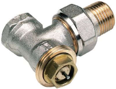 Corps thermostatique Altech équerre à visser pour distribution bitube 12 x 17